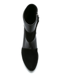 Черные замшевые ботильоны от Gloria Coelho