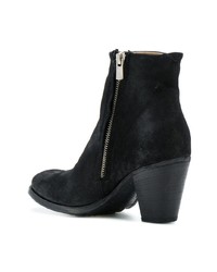 Черные замшевые ботильоны от Officine Creative