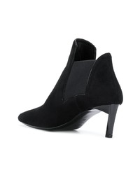 Черные замшевые ботильоны от Lanvin