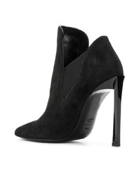 Черные замшевые ботильоны от Lanvin