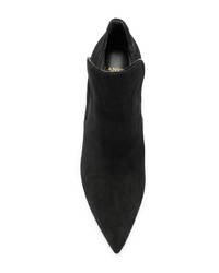 Черные замшевые ботильоны от Lanvin