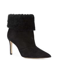 Черные замшевые ботильоны от Paul Andrew