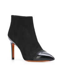 Черные замшевые ботильоны от Santoni
