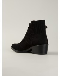Черные замшевые ботильоны от Toga Pulla