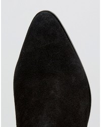 Черные замшевые ботильоны от Asos