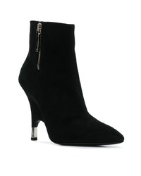 Черные замшевые ботильоны от Giuseppe Zanotti Design