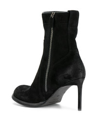Черные замшевые ботильоны от Haider Ackermann