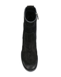 Черные замшевые ботильоны от Haider Ackermann