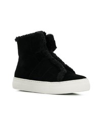 Черные замшевые ботильоны от DKNY