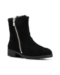 Черные замшевые ботильоны от DKNY