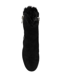Черные замшевые ботильоны от DKNY