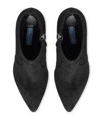 Черные замшевые ботильоны от Prada