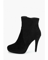 Черные замшевые ботильоны от Super Mode