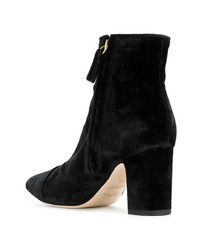 Черные замшевые ботильоны от Polly Plume