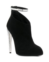 Черные замшевые ботильоны от Giuseppe Zanotti Design