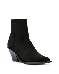 Черные замшевые ботильоны от Barbara Bui