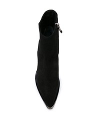 Черные замшевые ботильоны от Barbara Bui