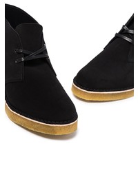 Черные замшевые ботинки дезерты от Clarks Originals