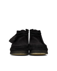 Черные замшевые ботинки дезерты от Clarks Originals