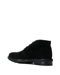 Черные замшевые ботинки дезерты от Tagliatore