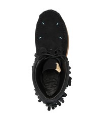 Черные замшевые ботинки дезерты от VISVIM