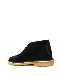 Черные замшевые ботинки дезерты от Valentino