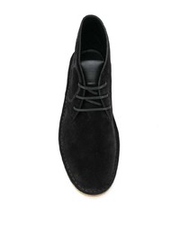 Черные замшевые ботинки дезерты от Valentino