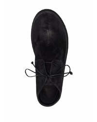 Черные замшевые ботинки дезерты от Marsèll