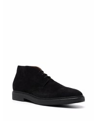 Черные замшевые ботинки дезерты от Doucal's
