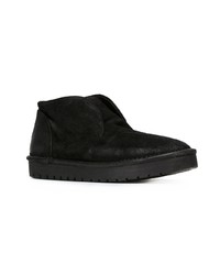 Женские черные замшевые ботинки дезерты от Marsèll