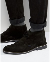 Черные замшевые ботинки дезерты от Lambretta