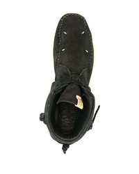 Черные замшевые ботинки дезерты от VISVIM