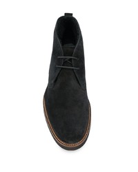 Черные замшевые ботинки дезерты от Tod's