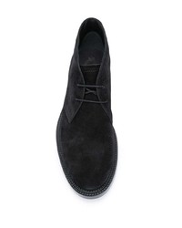 Черные замшевые ботинки дезерты от Tod's