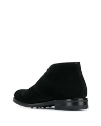 Черные замшевые ботинки дезерты от Church's