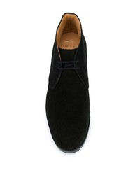 Черные замшевые ботинки дезерты от Church's