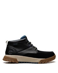 Черные замшевые ботинки дезерты от Timberland