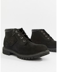 Черные замшевые ботинки дезерты от Timberland