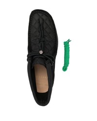 Черные замшевые ботинки дезерты от Moncler