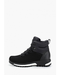 Женские черные замшевые ботинки на шнуровке от adidas