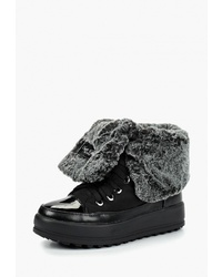 Женские черные замшевые ботинки на шнуровке от Dino Ricci Trend