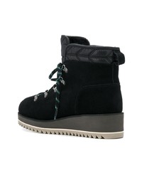 Женские черные замшевые ботинки на шнуровке от UGG Australia