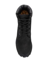 Женские черные замшевые ботинки на шнуровке от Timberland