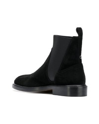 Мужские черные замшевые ботинки челси от Valentino