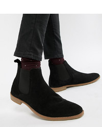 Мужские черные замшевые ботинки челси от ASOS DESIGN