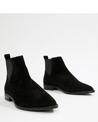 Женские черные замшевые ботинки челси от ASOS DESIGN