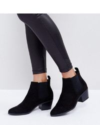 Женские черные замшевые ботинки челси от ASOS DESIGN