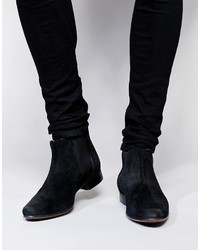 Мужские черные замшевые ботинки челси от Asos