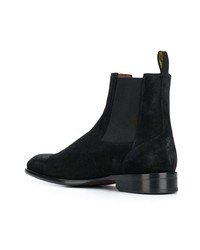 Мужские черные замшевые ботинки челси от Doucal's