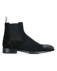 Мужские черные замшевые ботинки челси от Doucal's